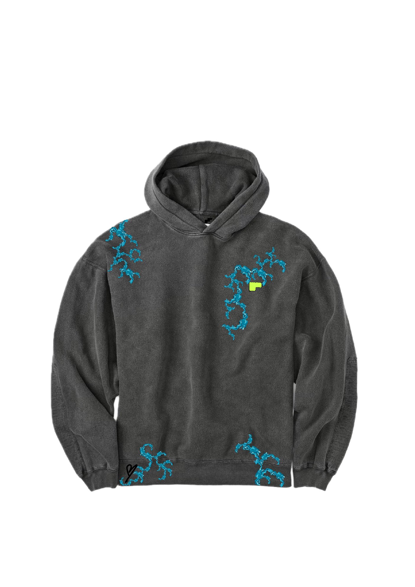 Dark garment