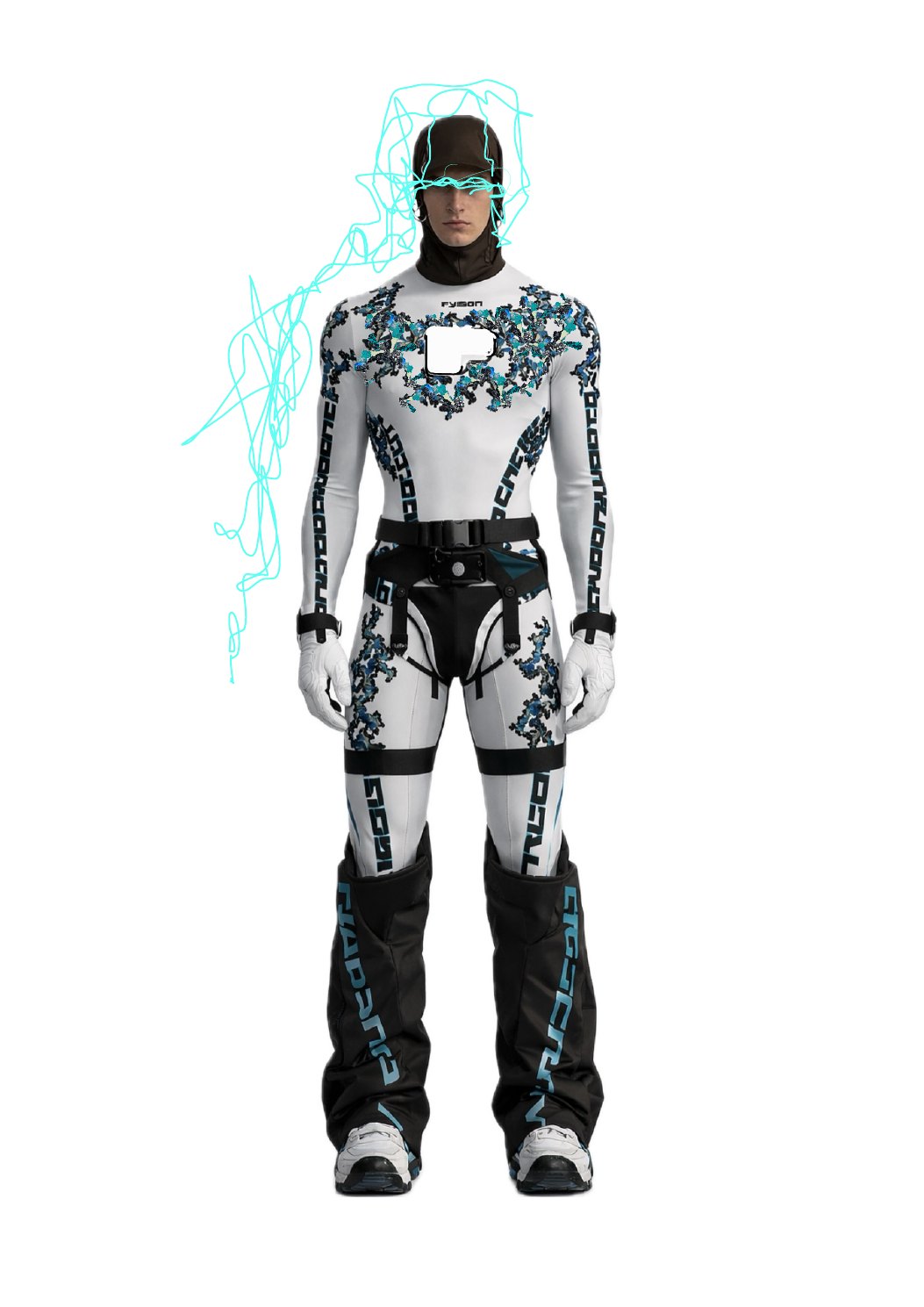 RYCONWEAR body study front